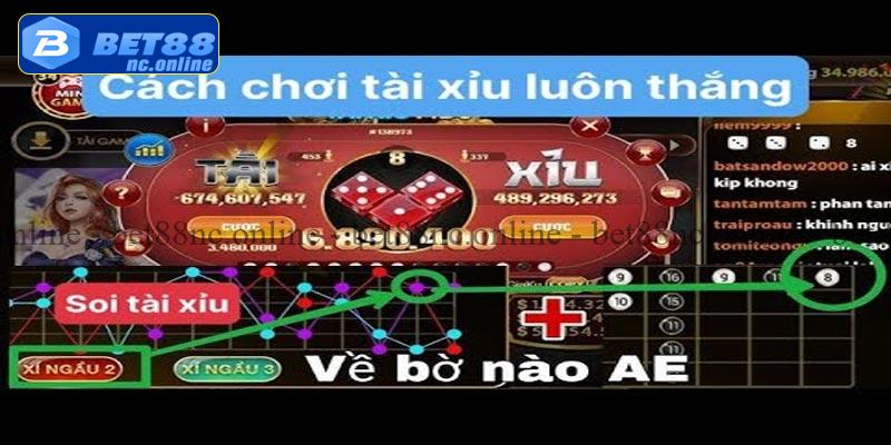 Cách đánh tài xỉu online