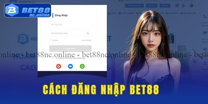 Các đăng nhập bet88 trên máy tính