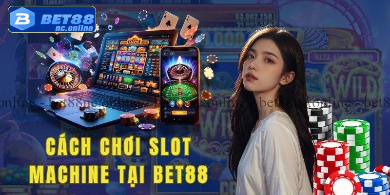 Cách chơi slot machine tại bet88